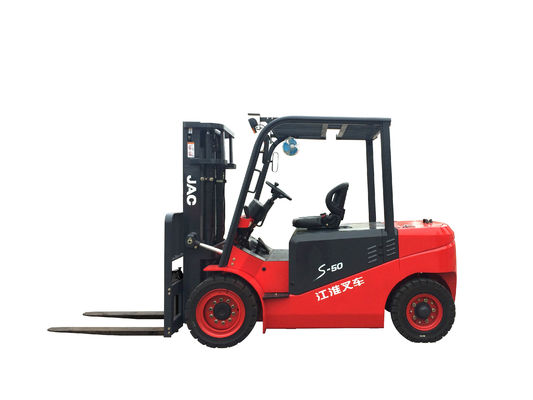 Altezza elettrica dell'ascensore di Ton Forklift Truck With 3000mm~5000mm della nuova 4 ruota 5
