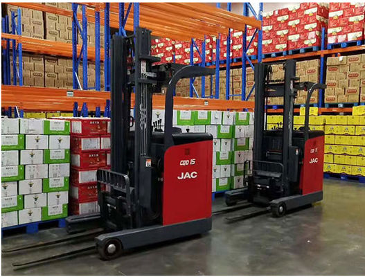 L'albero del carrello elevatore di JAC 2 Ton Electric Standup Reach Truck muove in avanti Cdd15q
