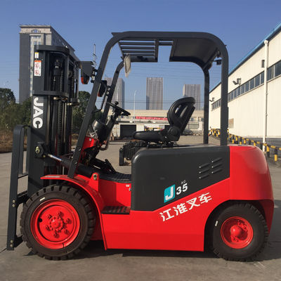 Carrello elevatore CPD35j del terreno di JAC Electric Off Road Rough con la batteria al litio