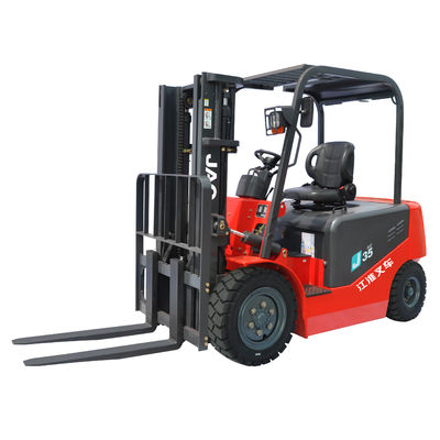 Carrello elevatore CPD35j del terreno di JAC Electric Off Road Rough con la batteria al litio