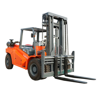 carrelli elevatori diesel dei carrelli elevatori del magazzino di 10T GPL con il morsetto di carta del rotolo