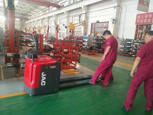 3 centro 600mm del carico dell'impilatore 3000kg di Ton Semi Electric Pallet Truck