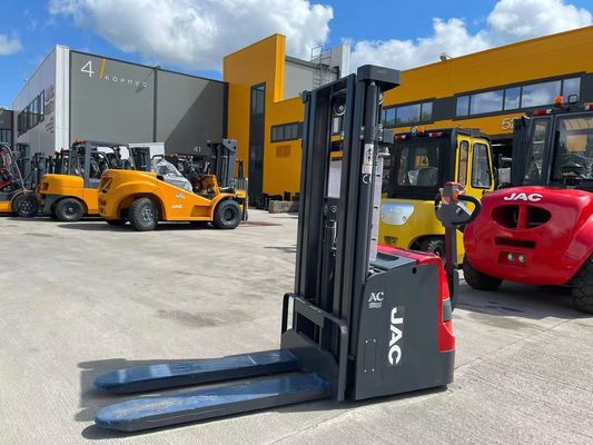 Doppio cavaliere del pallet dell'impilatore pedonale elettrico resistente 2 tonnellate